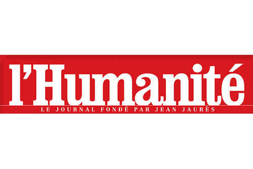 logo de l'humanité rouge et blanc